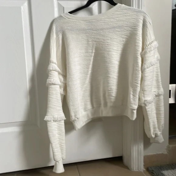 Vici White Sweater - Picture 2 of 4